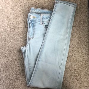 Light wash jeans